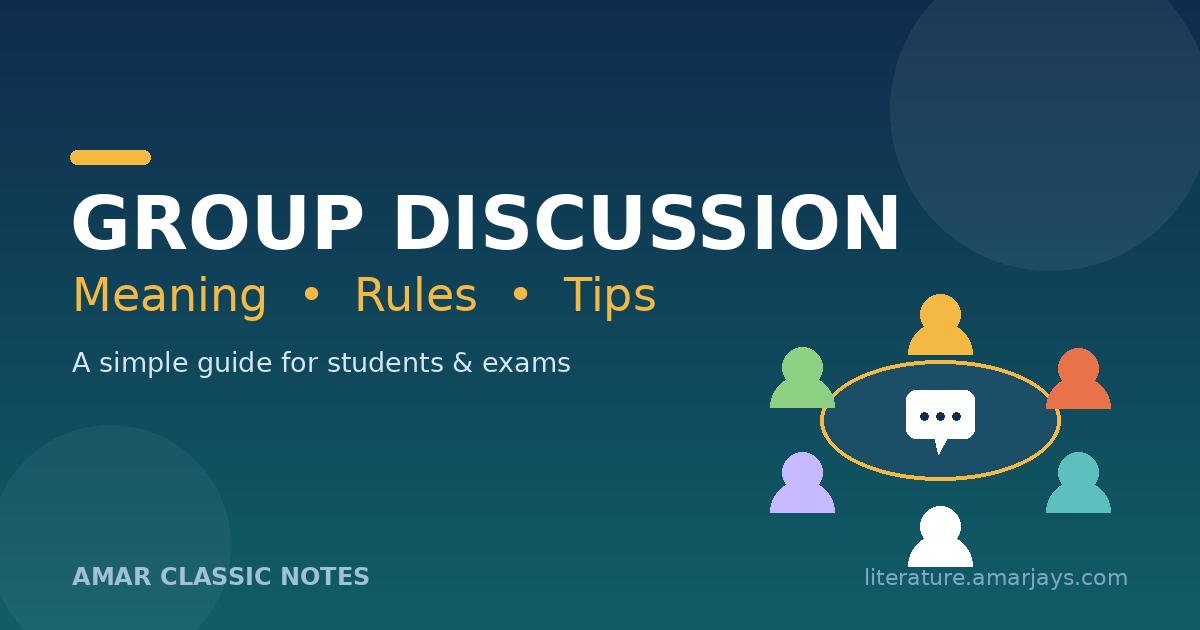 Read more about the article Group Discussion: Meaning, Rules and Tips