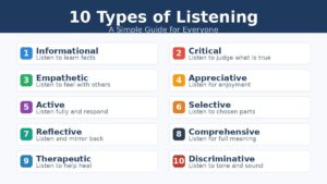 Read more about the article Types of Listening: A Simple Guide for Everyone
