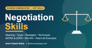 Read more about the article Negotiation Skills: Meaning, Types, Strategies, Techniques and Real-Life Examples