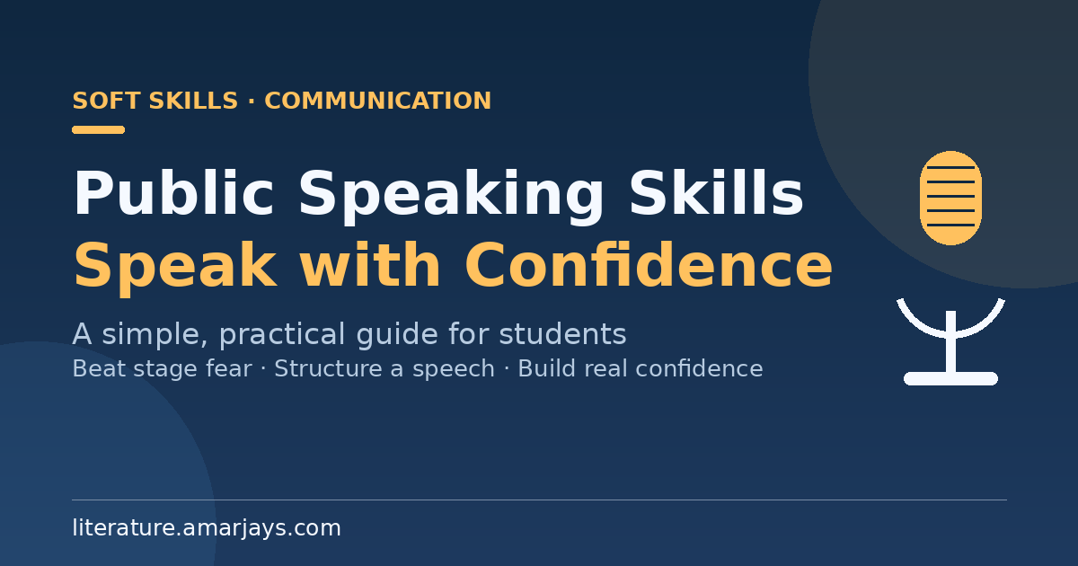 You are currently viewing Public Speaking Skills: A Simple Guide to Speak with Confidence